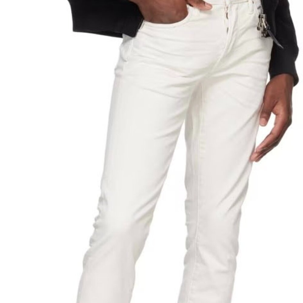 TOM FORD Off-White Selvedge Slim-Fit Jeans